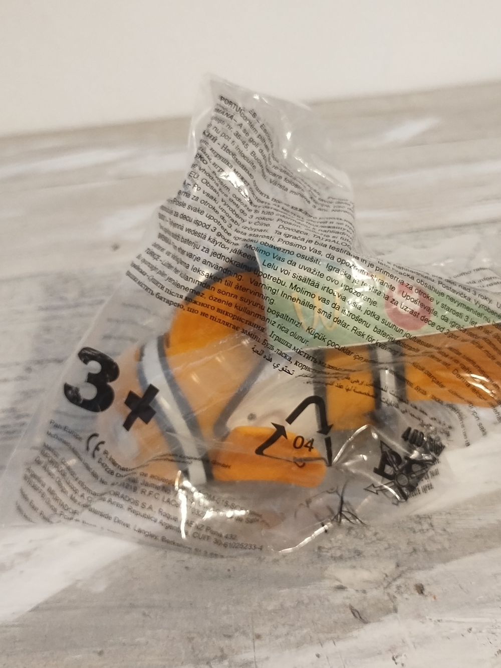 2003 Disney Pixar Finding Nemo McDonald's Happy Meal Toy Marlin Fish